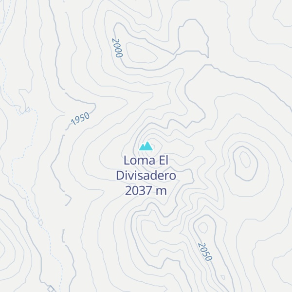 Map of Loma El Divisadero