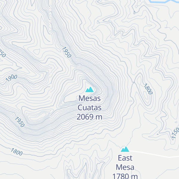 Map of Mesas Cuatas