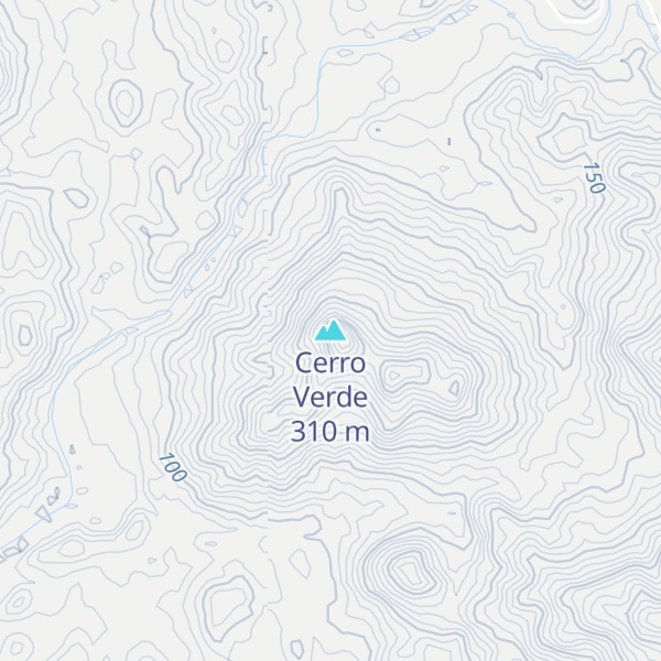 Map of Cerro Verde