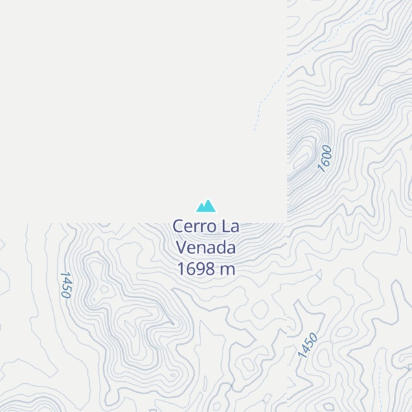 Map of Cerro La Venada