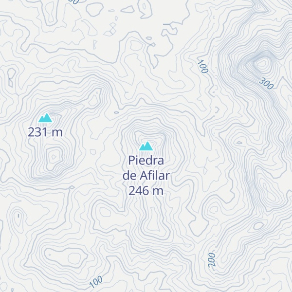 Map of Piedra de Afilar