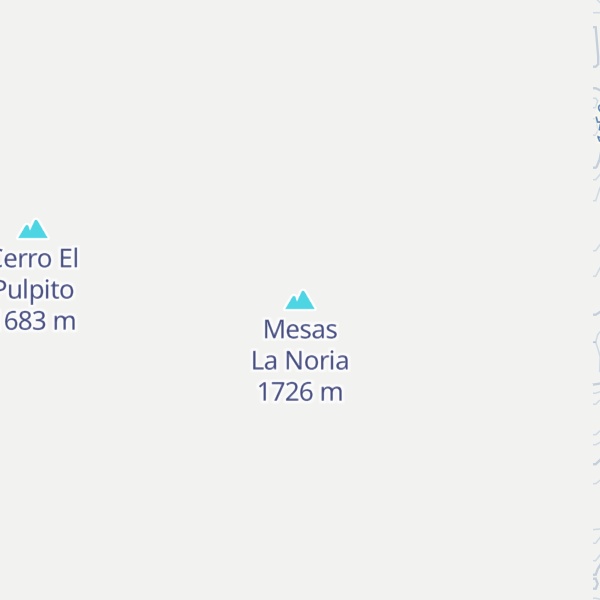 Map of Mesas La Noria