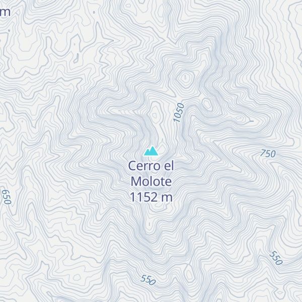 Map of Cerro el Molote