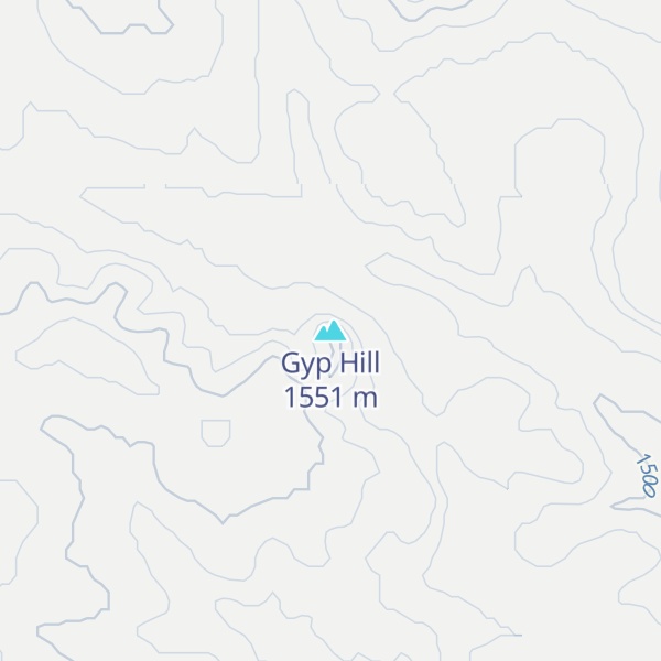 Map of Gyp Hill