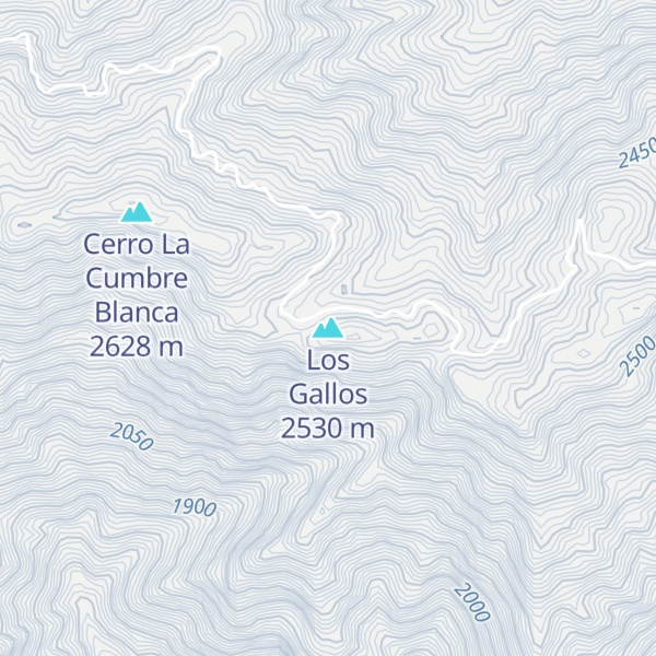 Map of Los Gallos