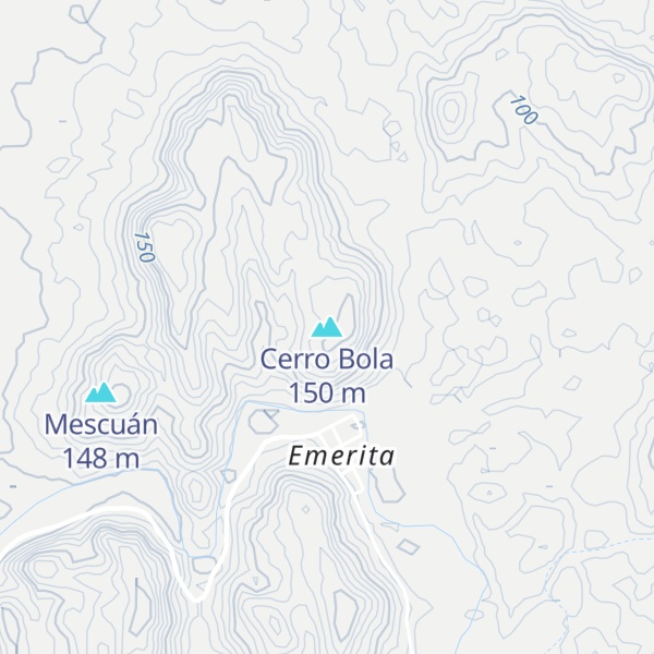 Map of Cerro Bola