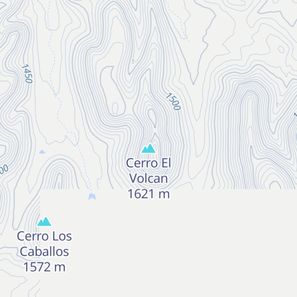 Map of Cerro El Volcan