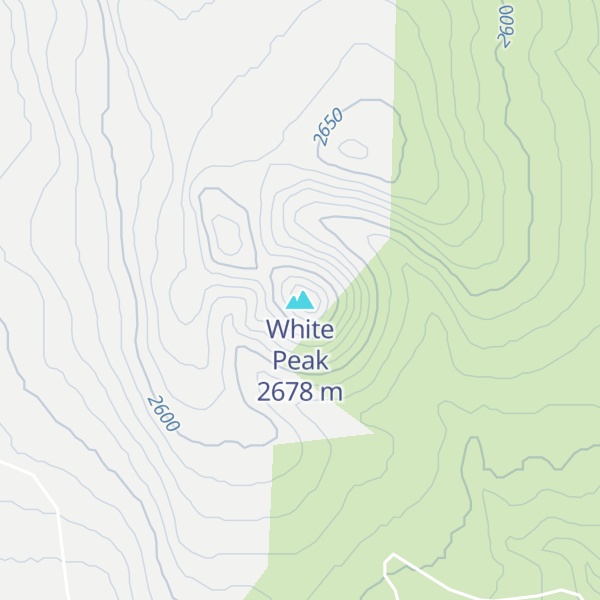 Map of White Peak