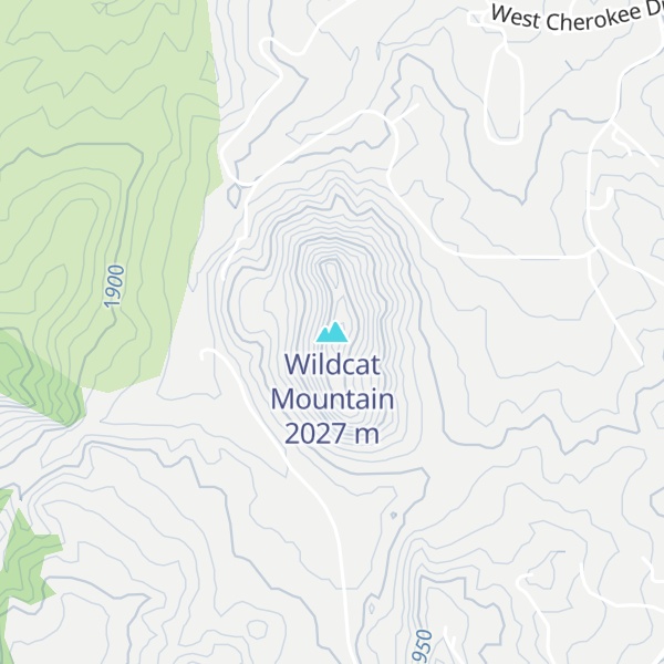 Map of Wildcat Mountain
