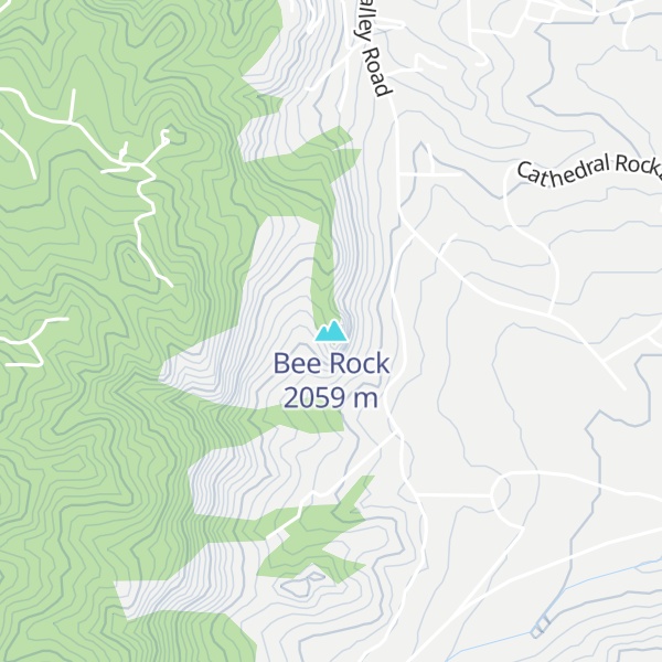 Map of Bee Rock