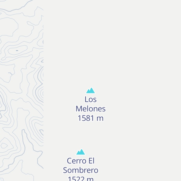 Map of Los Melones