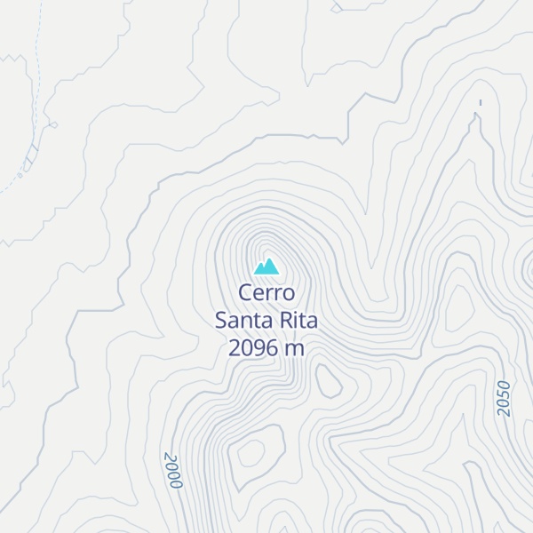 Map of Cerro Santa Rita