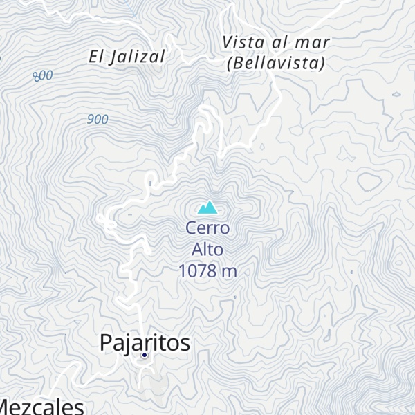Map of Cerro Alto