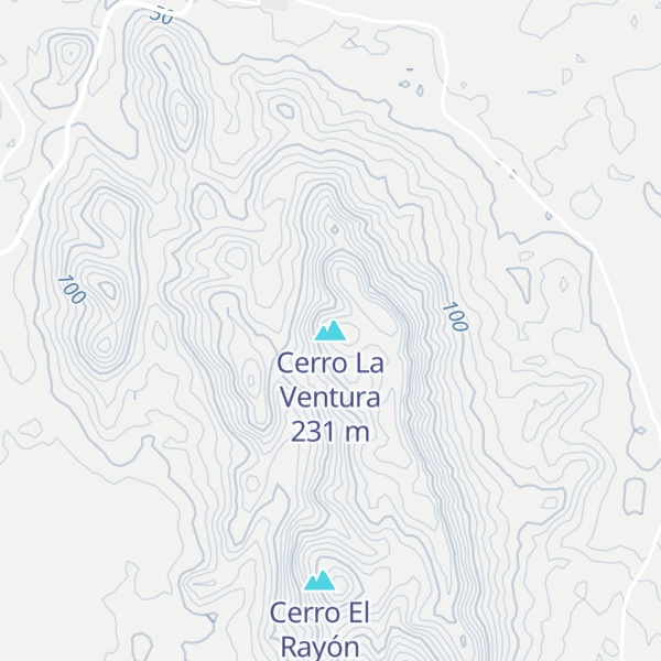 Map of Cerro La Ventura