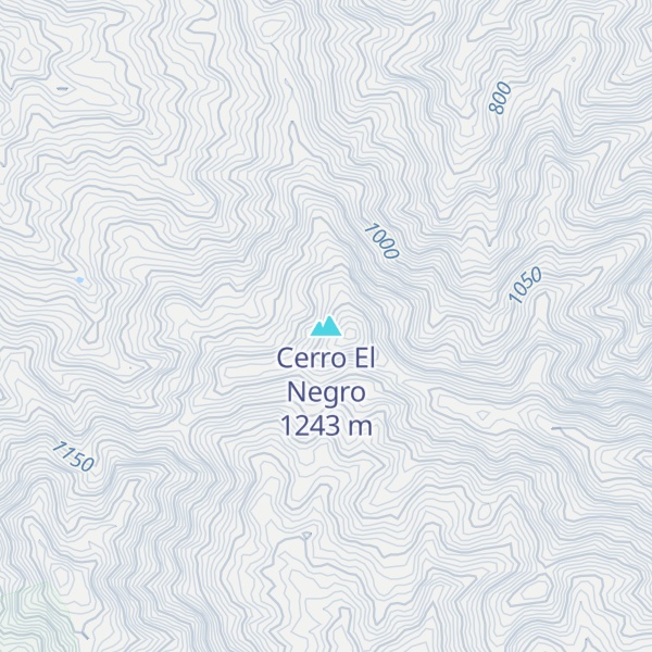 Map of Cerro El Negro