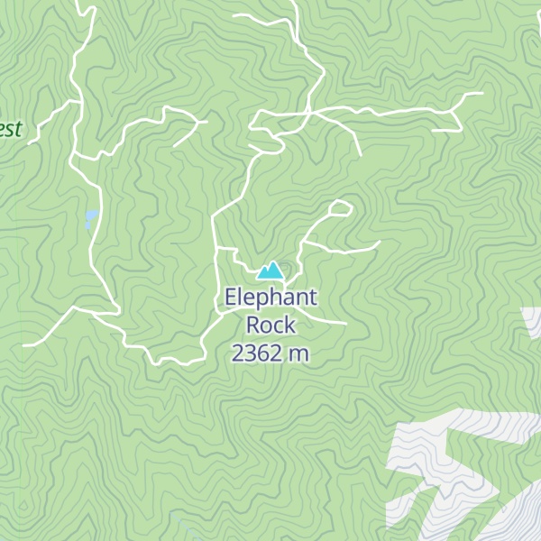 Map of Elephant Rock