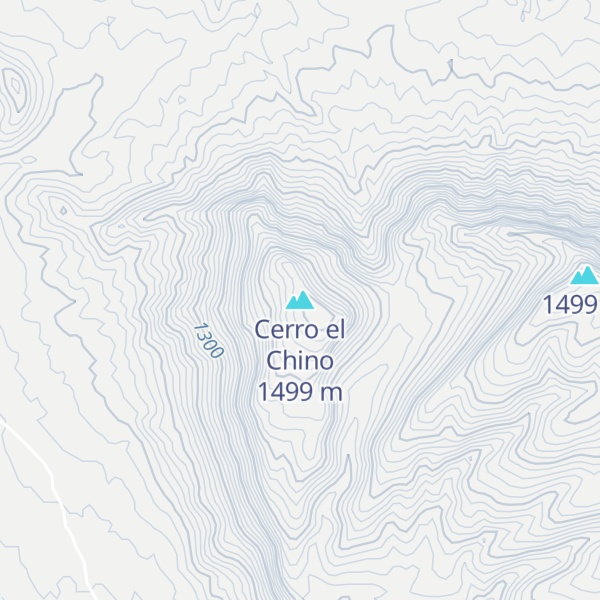 Map of Cerro el Chino