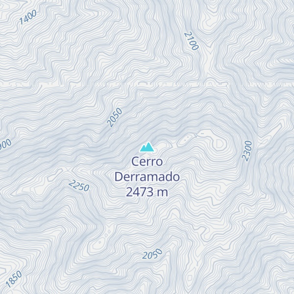 Map of Cerro Derramado