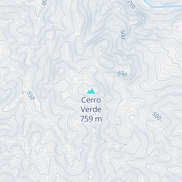 Map of Cerro Verde