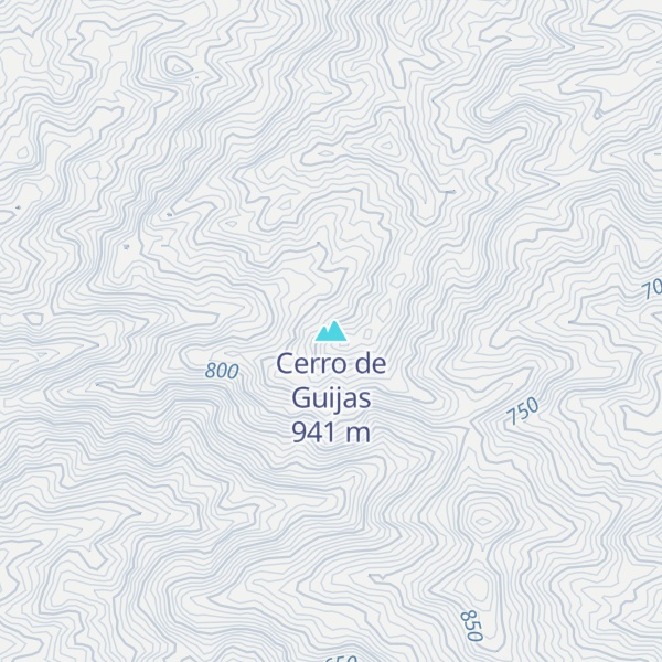 Map of Cerro de Guijas