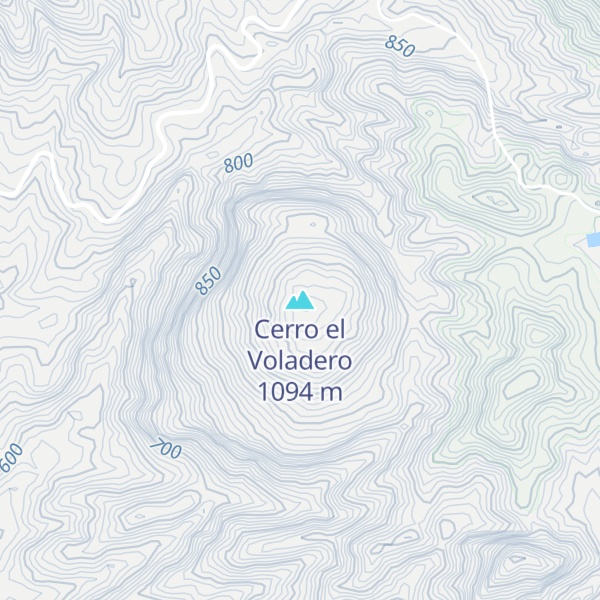 Map of Cerro el Voladero