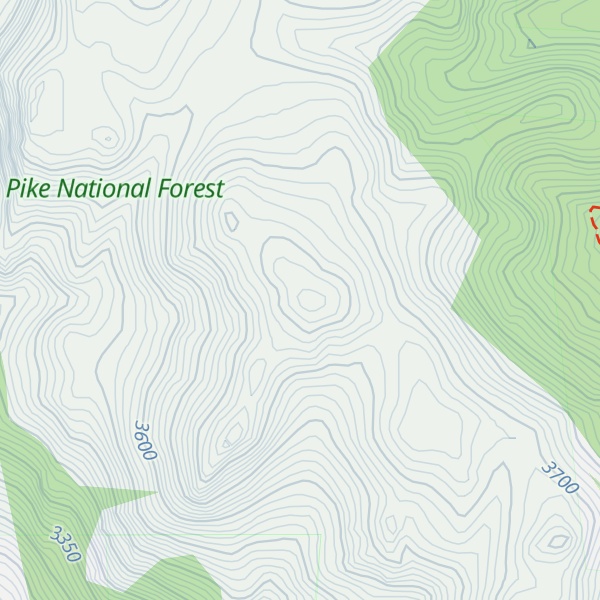 Map of Sheep Mountain