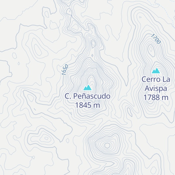 Map of C. Peñascudo
