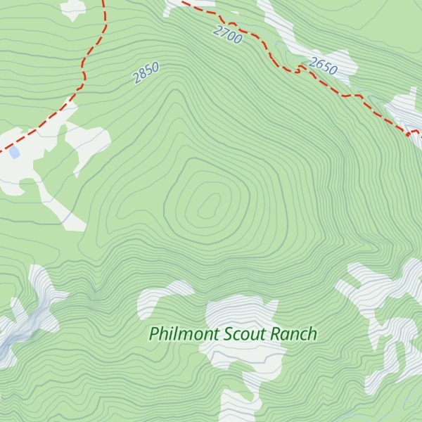 Map of Rayado Peak
