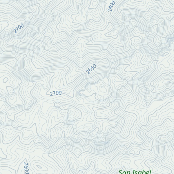 Map of Scraggy Peaks