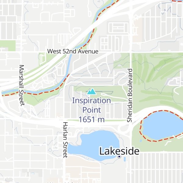 Map of Inspiration Point
