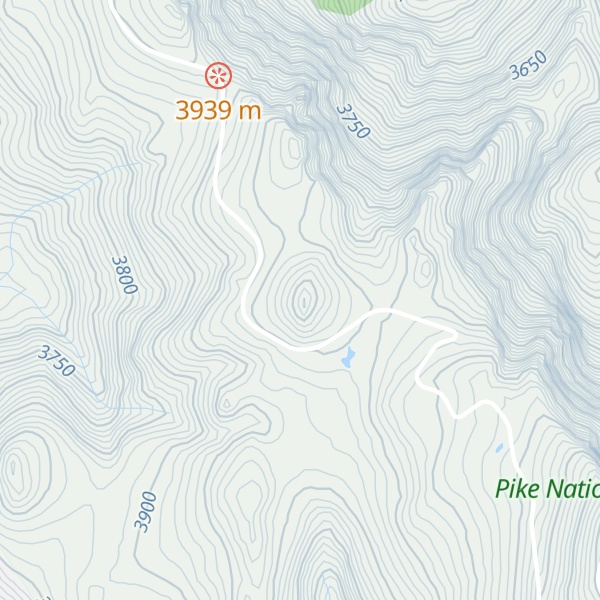 Map of Little Pikes Peak