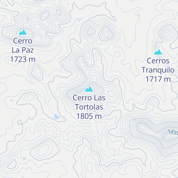 Map of Cerro Las Tortolas