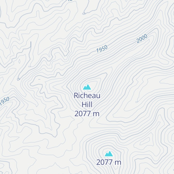Map of Richeau Hill