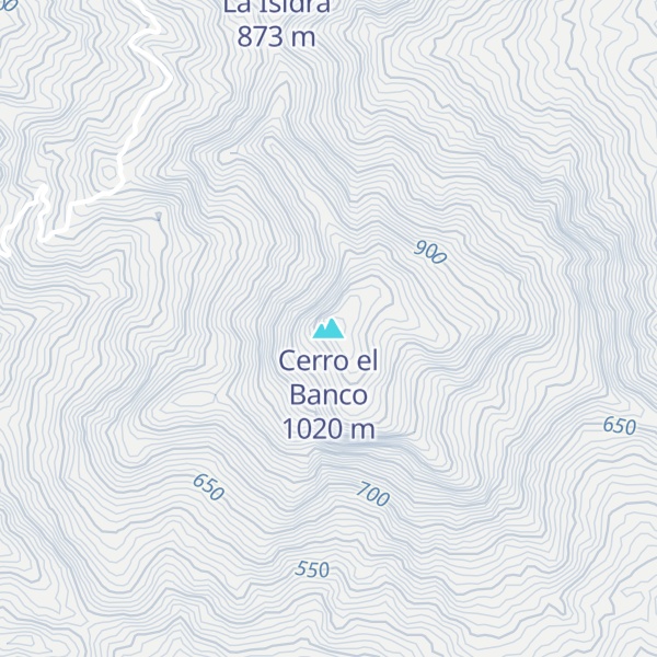 Map of Cerro el Banco