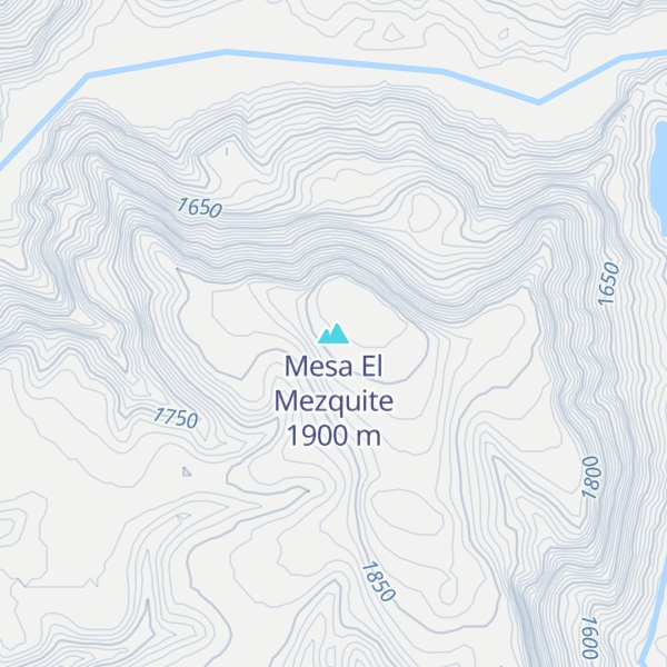 Map of Mesa El Mezquite