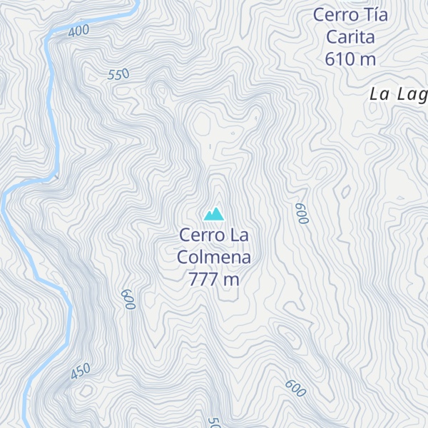 Map of Cerro La Colmena