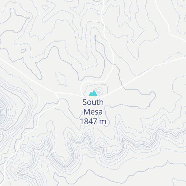 Map of South Mesa