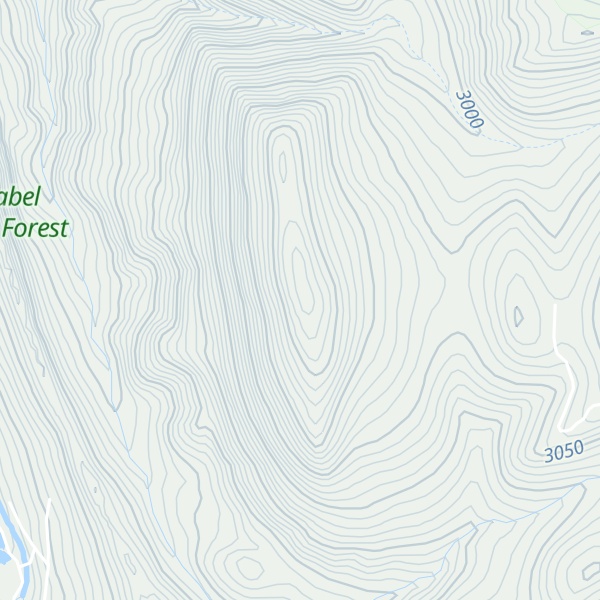Map of South White Peak