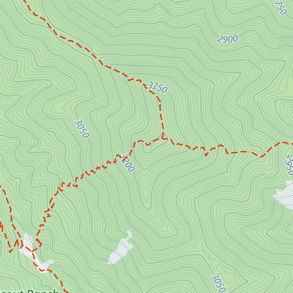 Map of Black Mountain