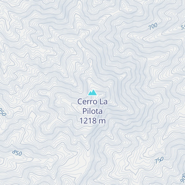 Map of Cerro La Pilota