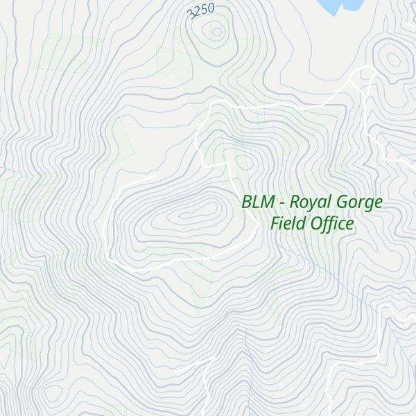 Map of Cow Mountain