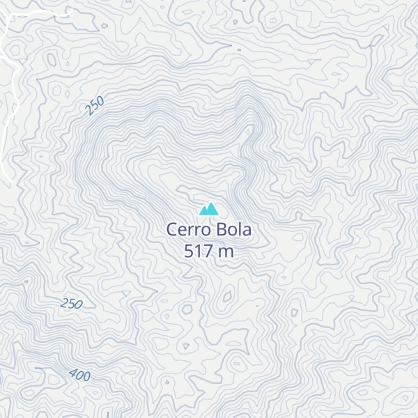 Map of Cerro Bola
