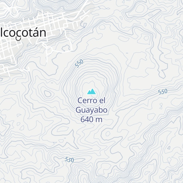 Map of Cerro el Guayabo