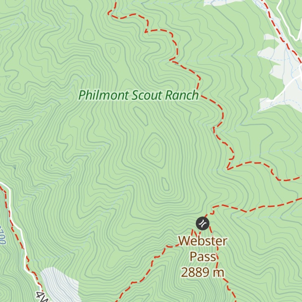 Map of Burn Peak