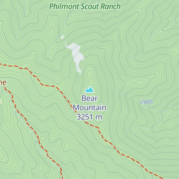 Map of Bear Mountain