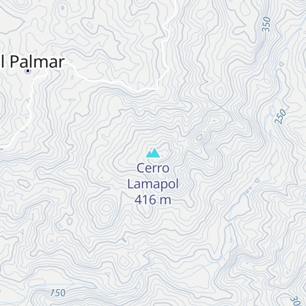 Map of Cerro Lamapol