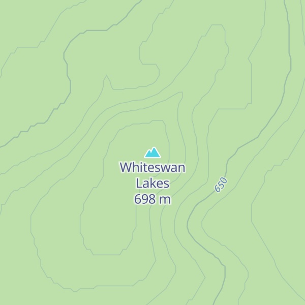 Map of Whiteswan Lakes