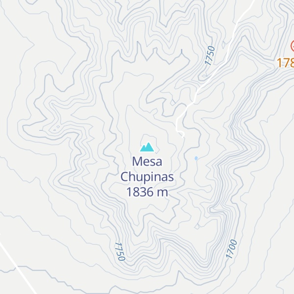 Map of Mesa Chupinas