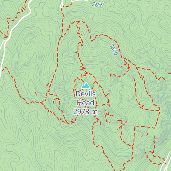 Map of Devils Head