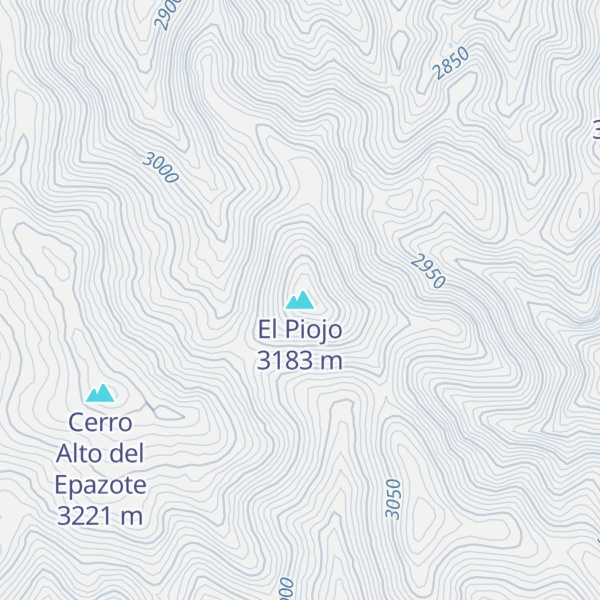 Map of El Piojo